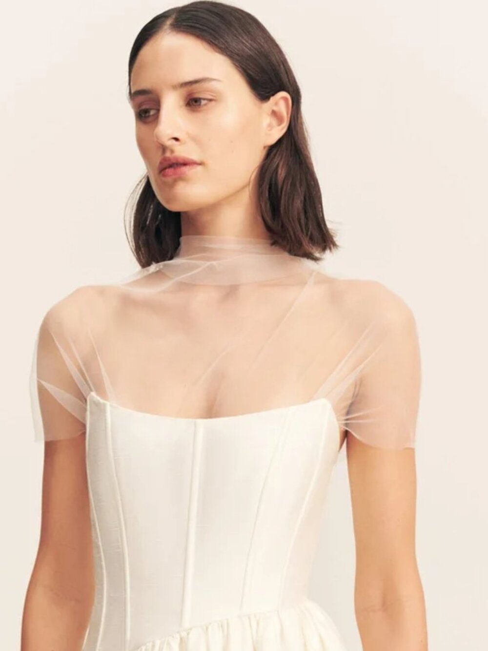 Shona Joy | Cirrus Tulle Bodysuit (NWT)